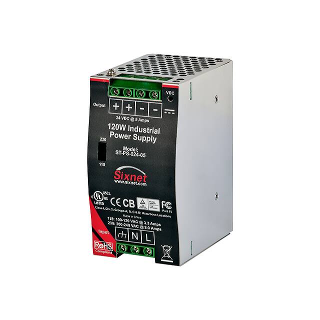 ST-PS-024-05 AC/DC DIN RAIL SUPPLY 24V 120W