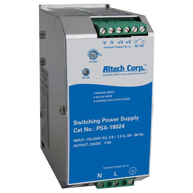 PSA-18024 AC/DC DIN RAIL SUPPLY 24V 180W