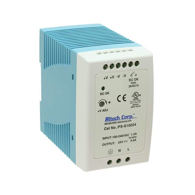 PS-S10024 AC/DC DIN RAIL SUPPLY 24V 96W
