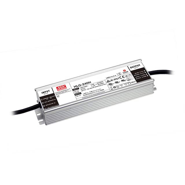 HLG-240H-12B LED DRVR CC/CV AC/DC 6-12V 16A