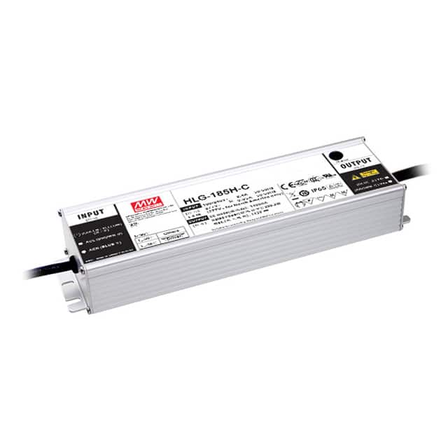 HLG-185H-C700A LED DRVR CC AC/DC 143-286V 700MA