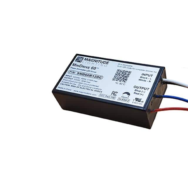 SMD60R12DC MinDrive, 60W, 120VAC, 12VDC, EL