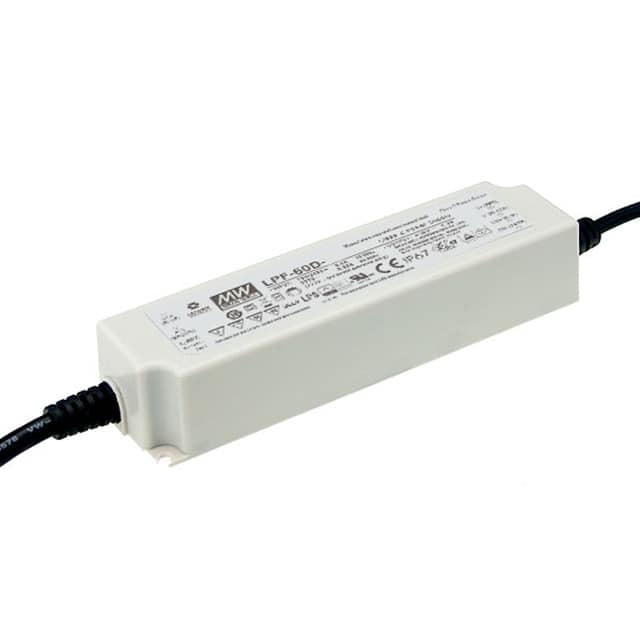LPF-60D-12 LED DRIVER CC AC/DC 7.2-12V 5A