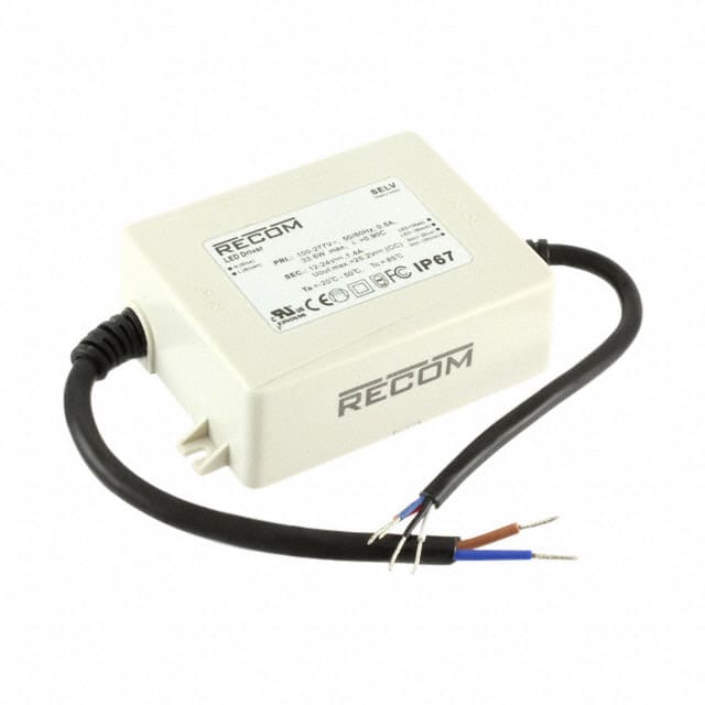 RACD35-1400A LED DRIVER CC AC/DC 12-24V 1.4A