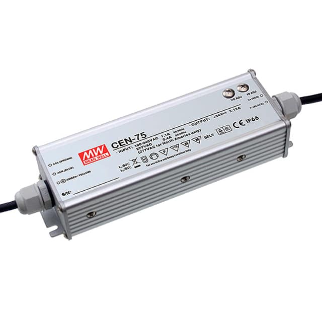 CEN-75-15 LED DRVR CC AC/DC 11.25-15V 5A
