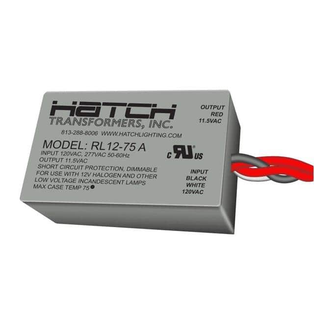 RL12-75A 75W ELEC 120VAC-11.5VAC CLASS 2