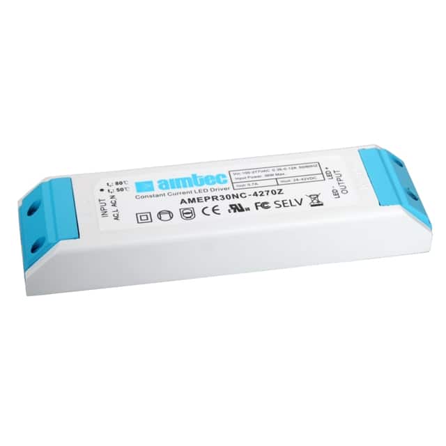 AMEPR40N-42100Z LED DRIVER CC AC/DC 24-42V 1A