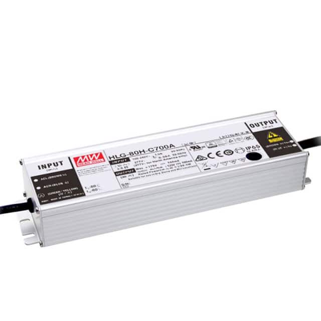 HLG-80H-C700AB LED DRVR CC/CV AC/DC
