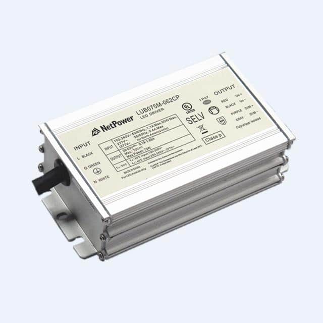 LUB075M-062CP 90-305Vac, 75W CC/CP LED Driver