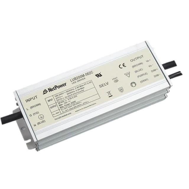 LUB200M-286C 90-305VAC, 200W CC/CP LED DRIVER