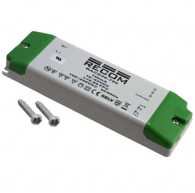 RACD30-700 LED DRIVER CC AC/DC 10-43V 700MA