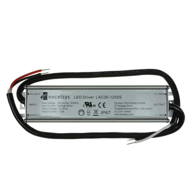 LXC30-1250S LED DRIVER CC AC/DC 12-24V 1.25A