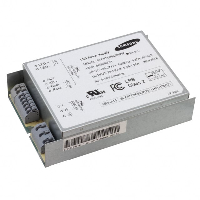 SI-EPF006650WW LED DRIVER CC AC/DC 20-50V 1.05A