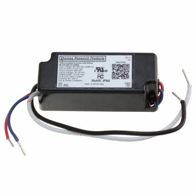 BLED12W-016-C0800 LED DRIVER CC AC/DC 16V 800MA