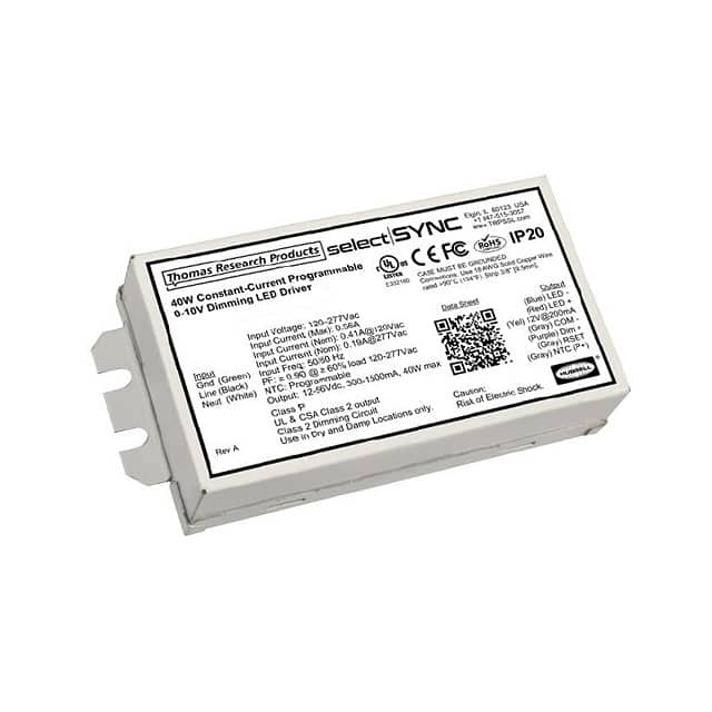S025W-056C1300-C01-UN-D2 LED DVR CC AC/DC 12-56V 1.3A