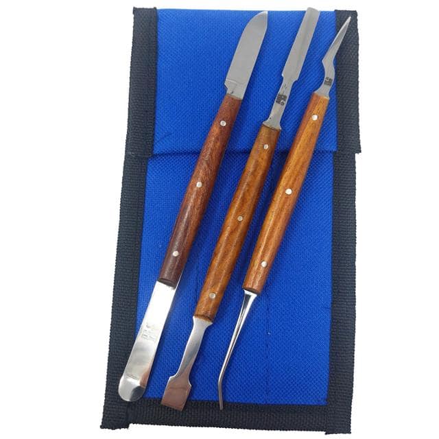 TOOLS-006-PRTUTSET3C-DK 3 PC PRINT CLEAN UP TOOLS W/CASE