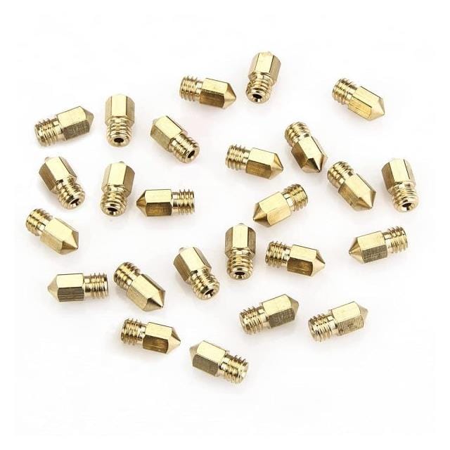 3D-005 Brass Nozzle, 0.4mm (25 pack)