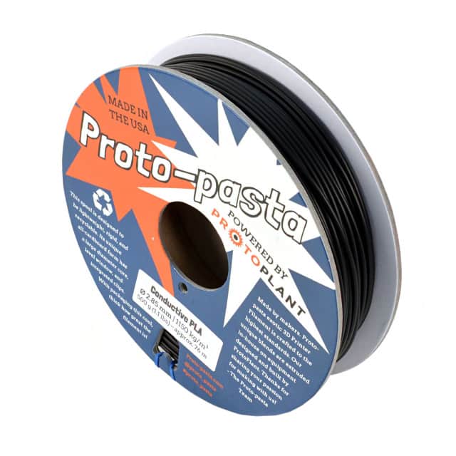 RM-PL0100 FILAMENT BLACK PLA 0.112" 500G