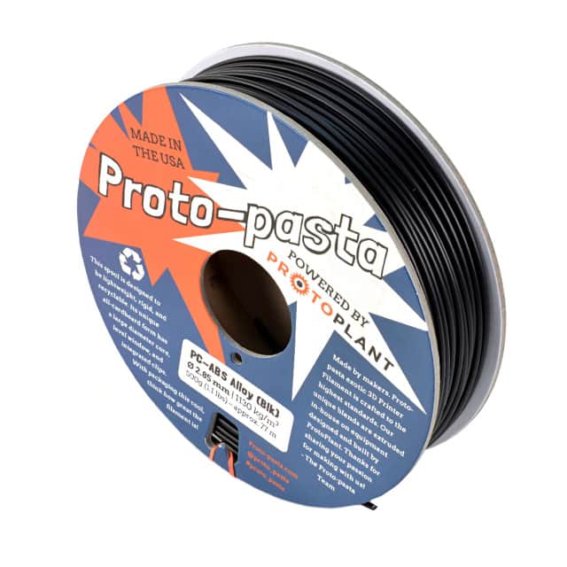 RM-PY0002 FILAMENT BLK PC-ABS 0.118" 500G