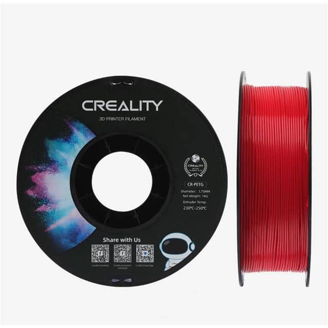 CR-PETG Red CREALITY 3D Printing Filament: R