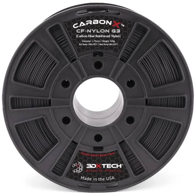 NYL3010500BK0 CARBONX CF-NYLON 6, 1.75MM, 500G