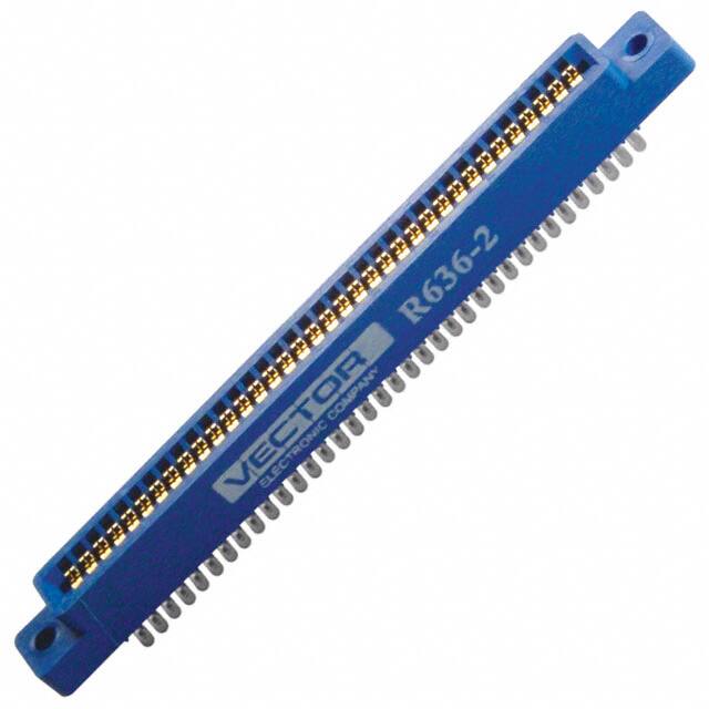 R636-2 CONN EDGE 72CONT SOLDRTAIL FLUSH