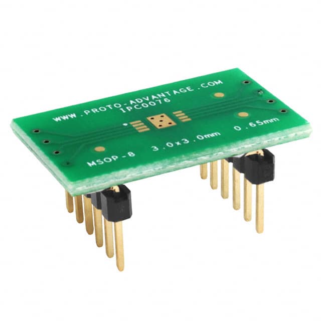 IPC0076 MSOP-8 TO DIP-12 SMT ADAPTER