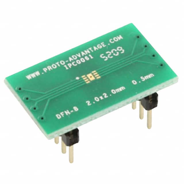 IPC0061 DFN-8 TO DIP-12 SMT ADAPTER