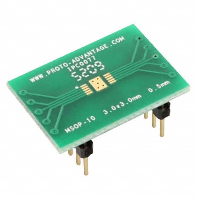 IPC0077 MSOP-10 TO DIP-14 SMT ADAPTER