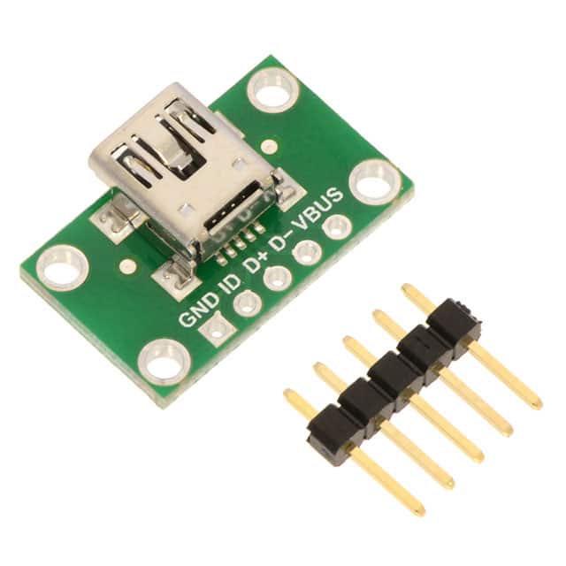 2593 USB MINI-B CONN BREAKOUT BOARD