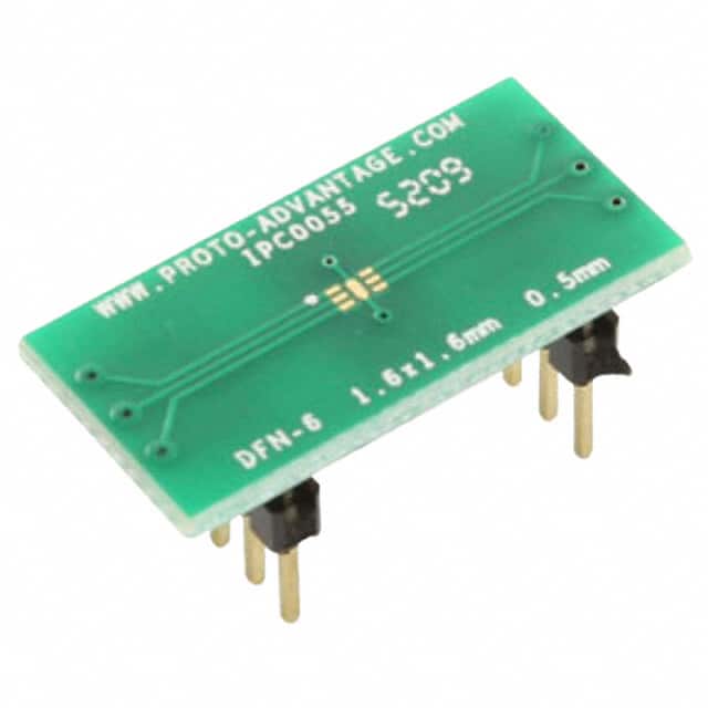 IPC0055 DFN-6 TO DIP-10 SMT ADAPTER