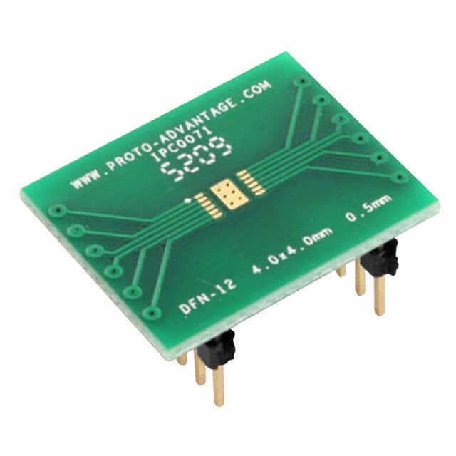 IPC0071 DFN-12 TO DIP-16 SMT ADAPTER