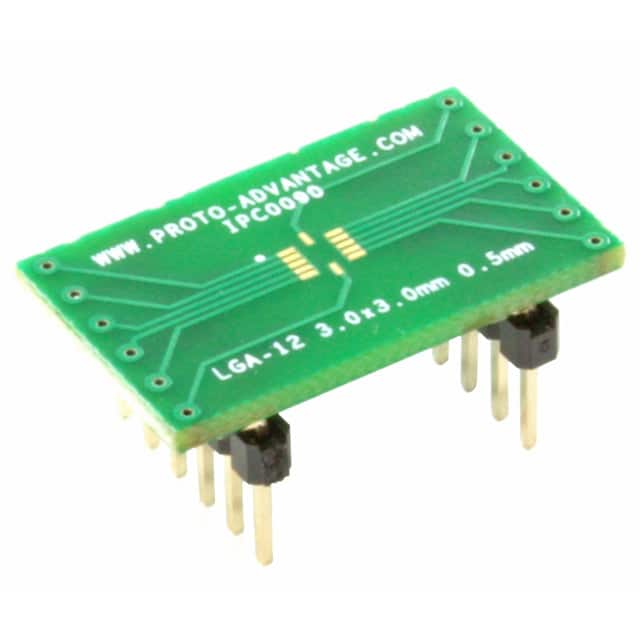 IPC0090 LGA-12 TO DIP-12 SMT ADAPTER