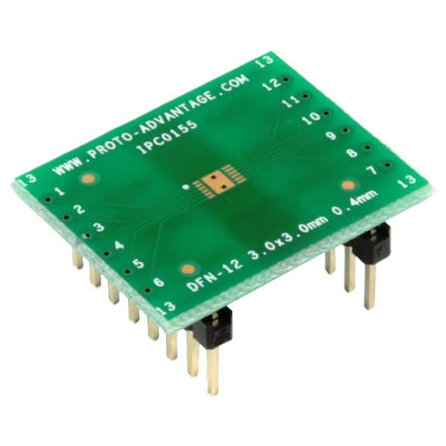 IPC0155 DFN-12 TO DIP-16 SMT ADAPTER (0.