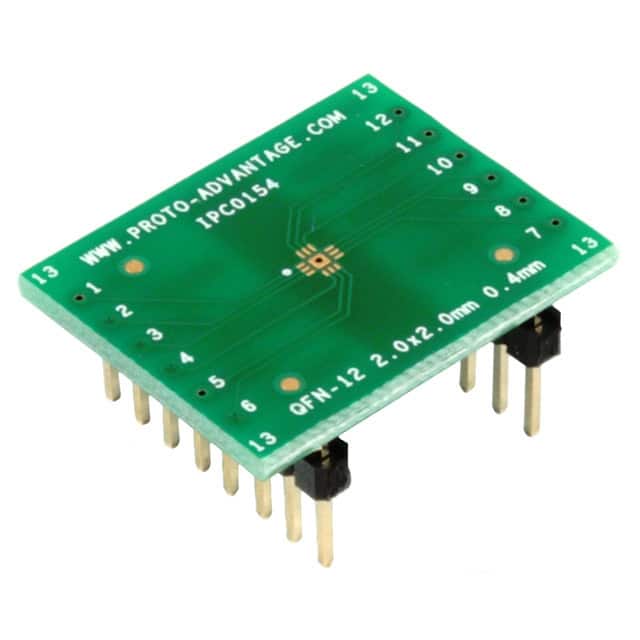 IPC0154 QFN-12 TO DIP-16 SMT ADAPTER (0.