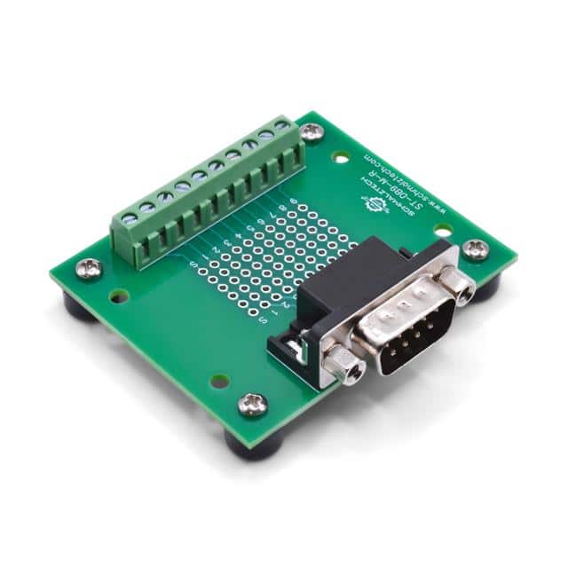 ST-DB9-M-R-FT DB9 Male Breakout Board