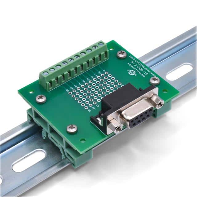 ST-DB9-F-R-DIN DB9 Female Breakout Board