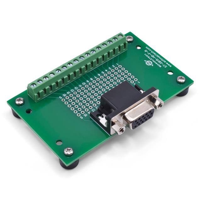 ST-DB15-HD-F-R-FT DB15 HD Female Breakout Board