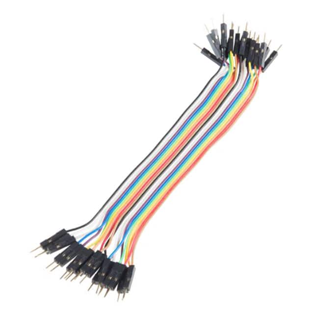 PRT-12795 JUMPER WIRE M/M 6" 20PCS