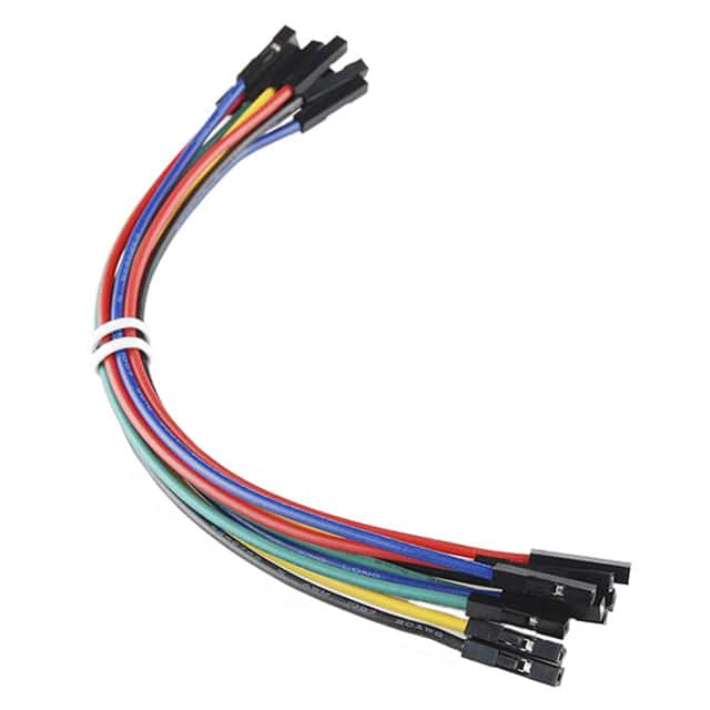 PRT-11710 JUMPER F/F 6" 20AWG 10PCS