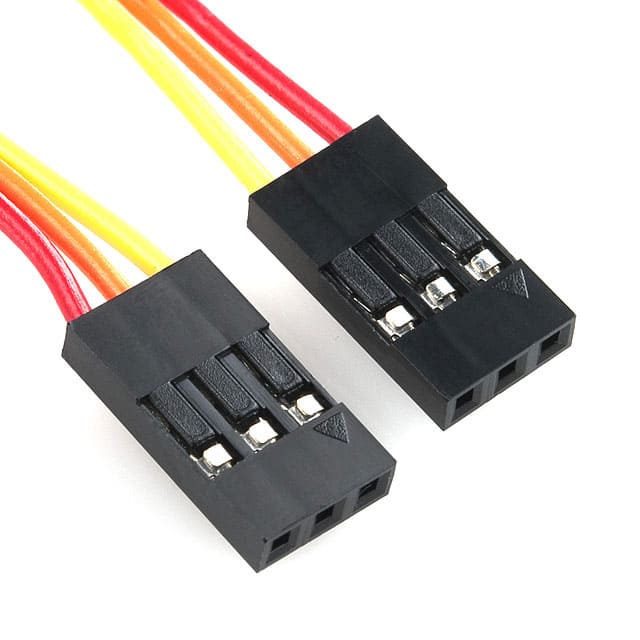 PRT-10373 JUMPER WIRE 0.1" 3-PIN 12"