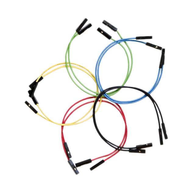 PRT-08430 JUMPER WIRE F/F 6" 10PCS