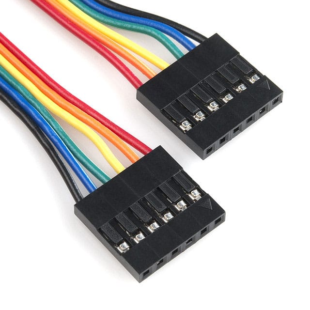 PRT-10366 JUMPER WIRE 0.1" 6-PIN 4"