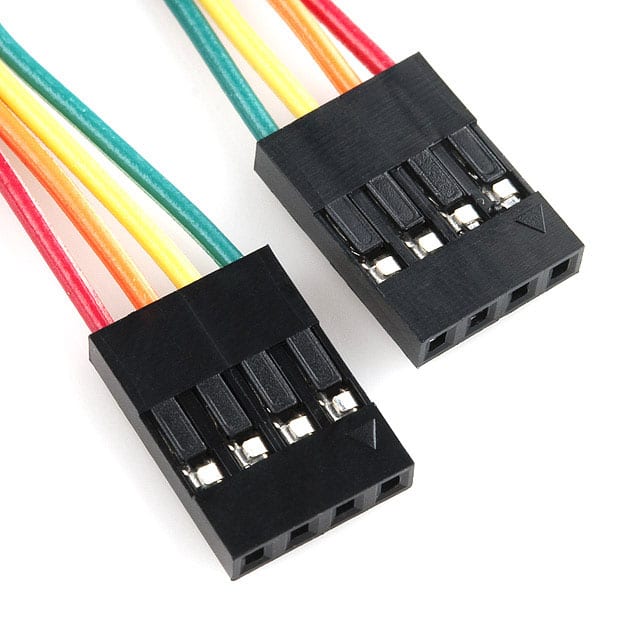 PRT-10374 JUMPER WIRE 0.1" 4-PIN 12"