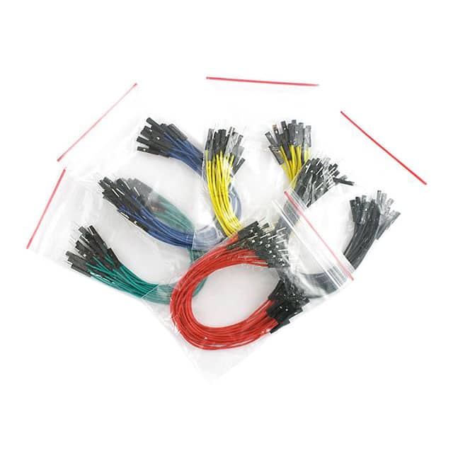 PRT-09139 JUMPER WIRE M/F 6" 100PCS