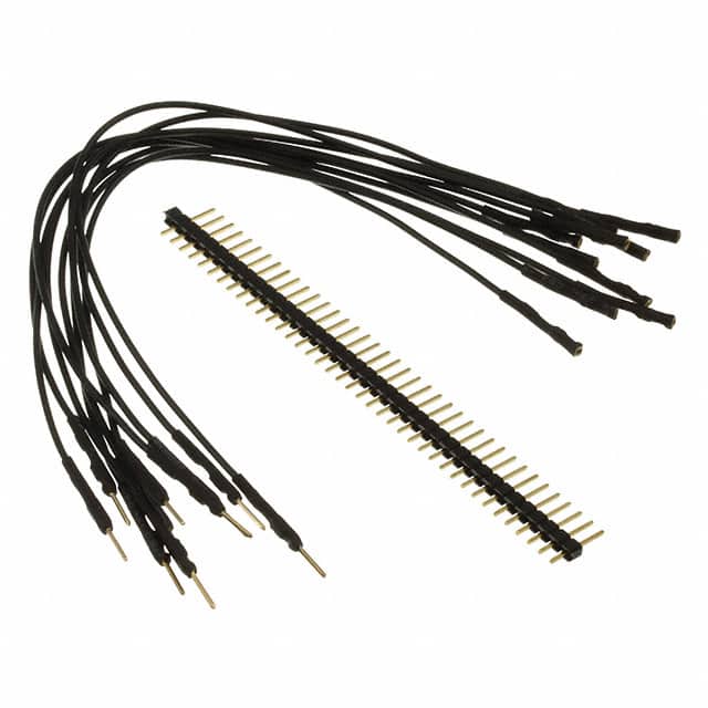 920-0153-01 10 PACK 7" BLACK MALE TO FEMALE