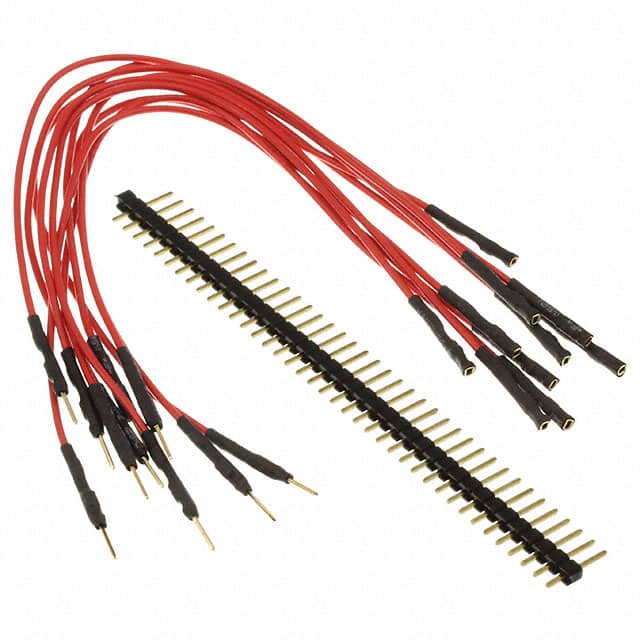 920-0151-01 10 PACK 7" RED MALE TO FEMALE WI