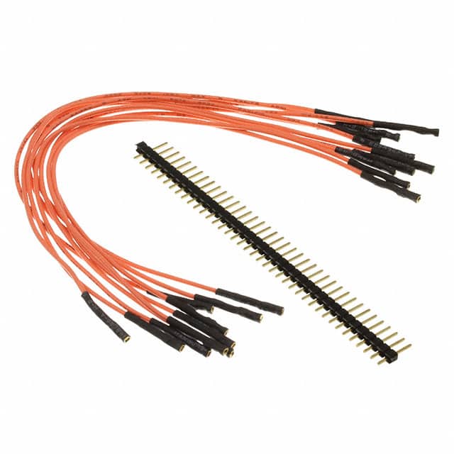 920-0210-01 10 PACK 7" FEMALE ORANGE JUMPERS