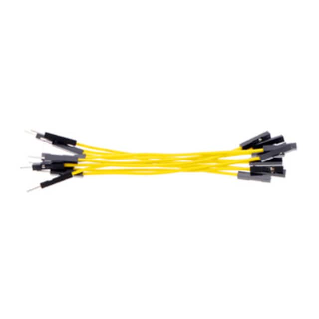 3314 JMPR WIRE 10-PACK M-F 3" YELLOW