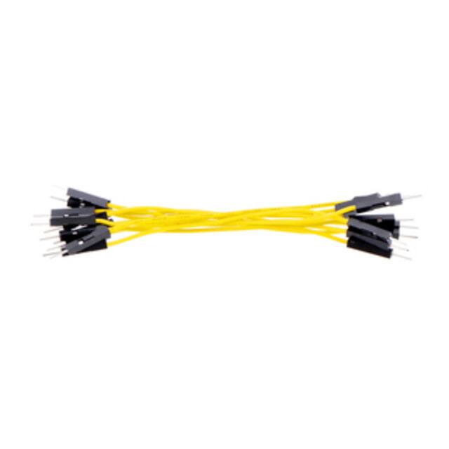 3324 JMPR WIRE 10-PACK M-M 3" YELLOW